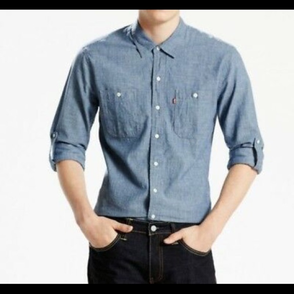 Levi’s classic roll sleeve work shirt NWT